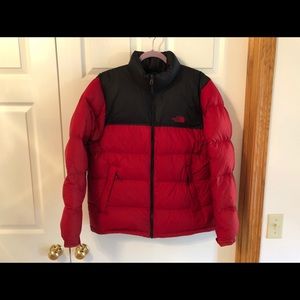 The North Face goose down coat